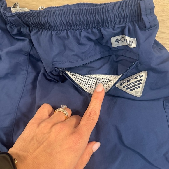 Columbia PFG Men’s Backcast Water Swim Shorts Blue - Picture 12 of 13